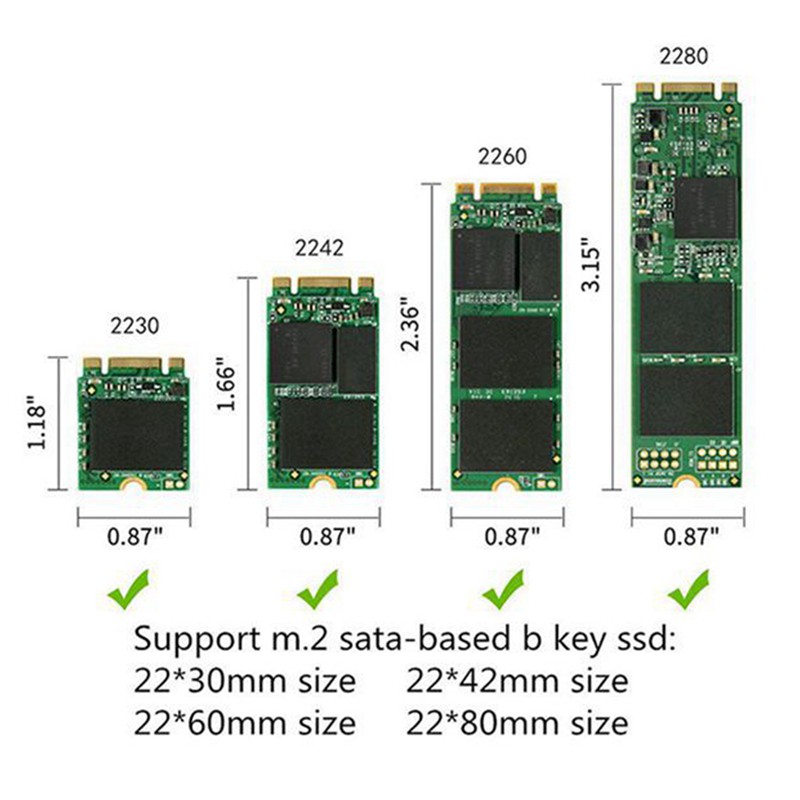 SATA Ổ Cứng Hdd Usb 3.1 Type-C To M.2 Ngff Ssd Usb 3.1 2230 / 22422260 / 2280