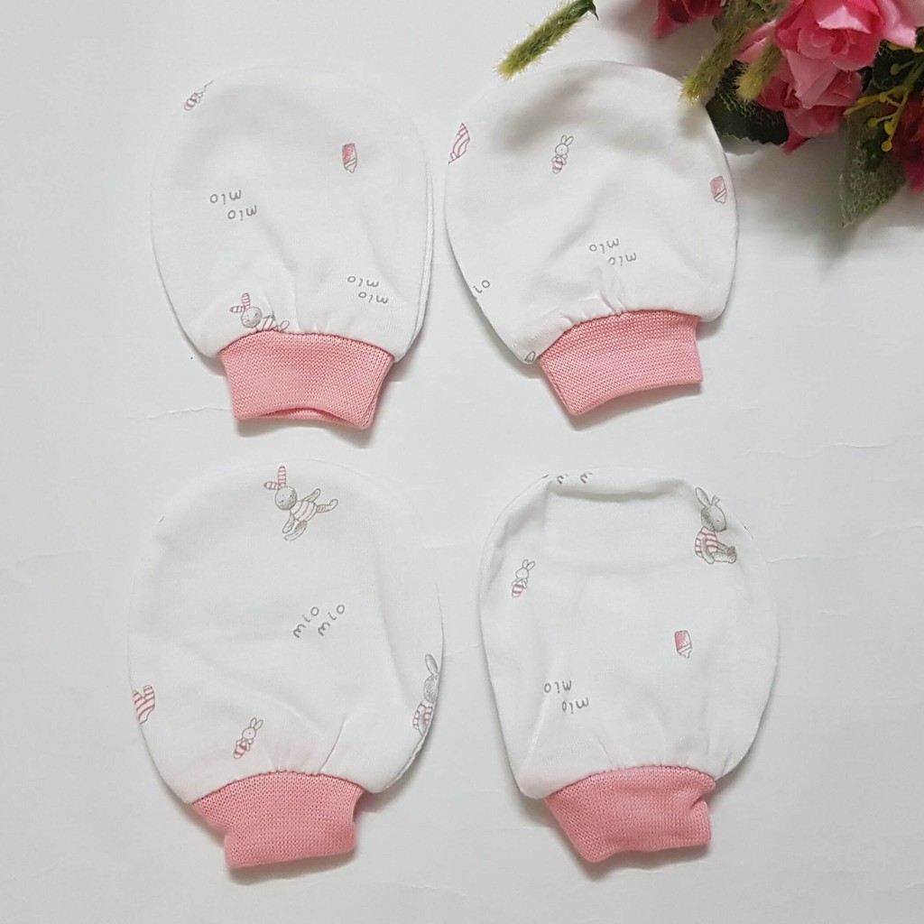 SET 2 Đôi Bao Tay MioMio Cotton Cho Bé Sơ Sinh - Mio Việt Nam