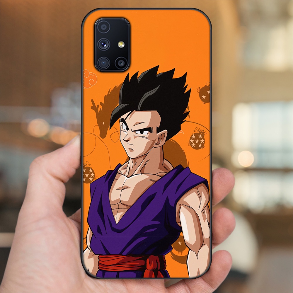 Ốp lưng Samsung M51 viền đen in hình Gohan Dragon Ball