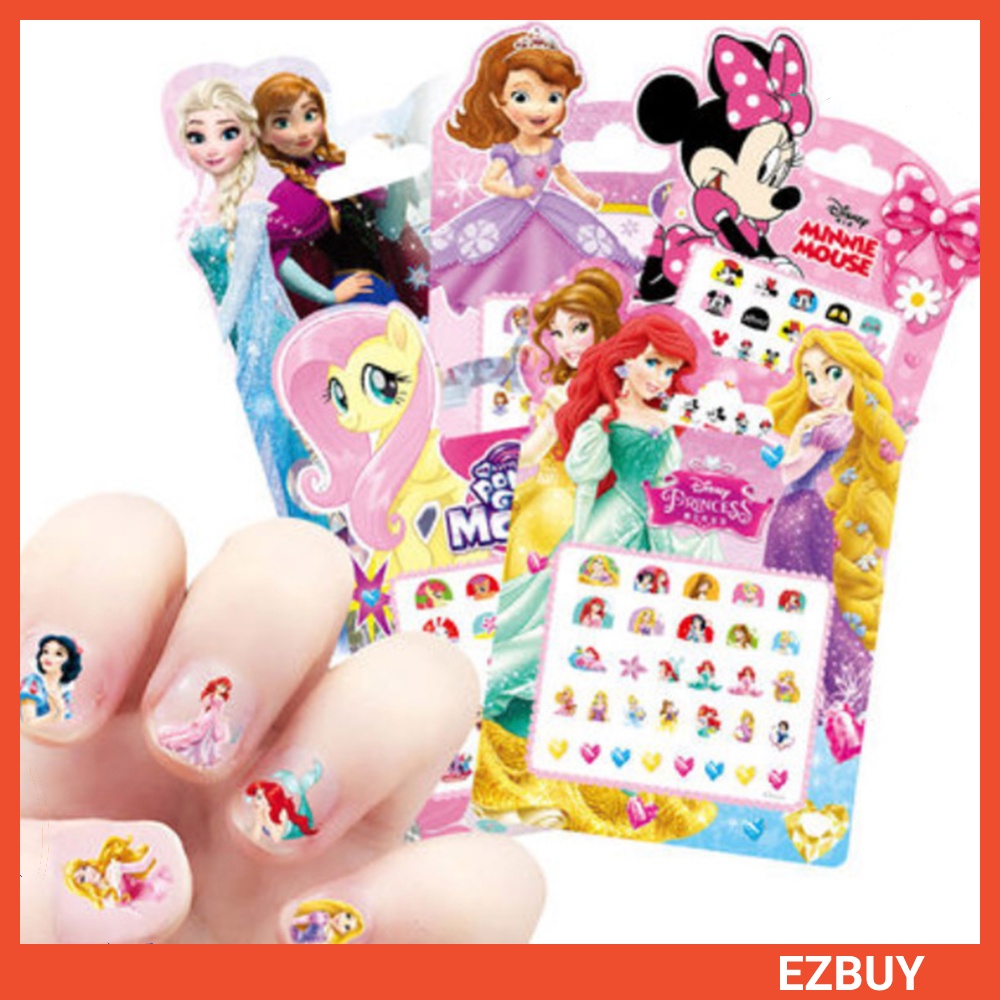 Tờ sticker dán trang trí móng hình chuột mickey xinh xắn