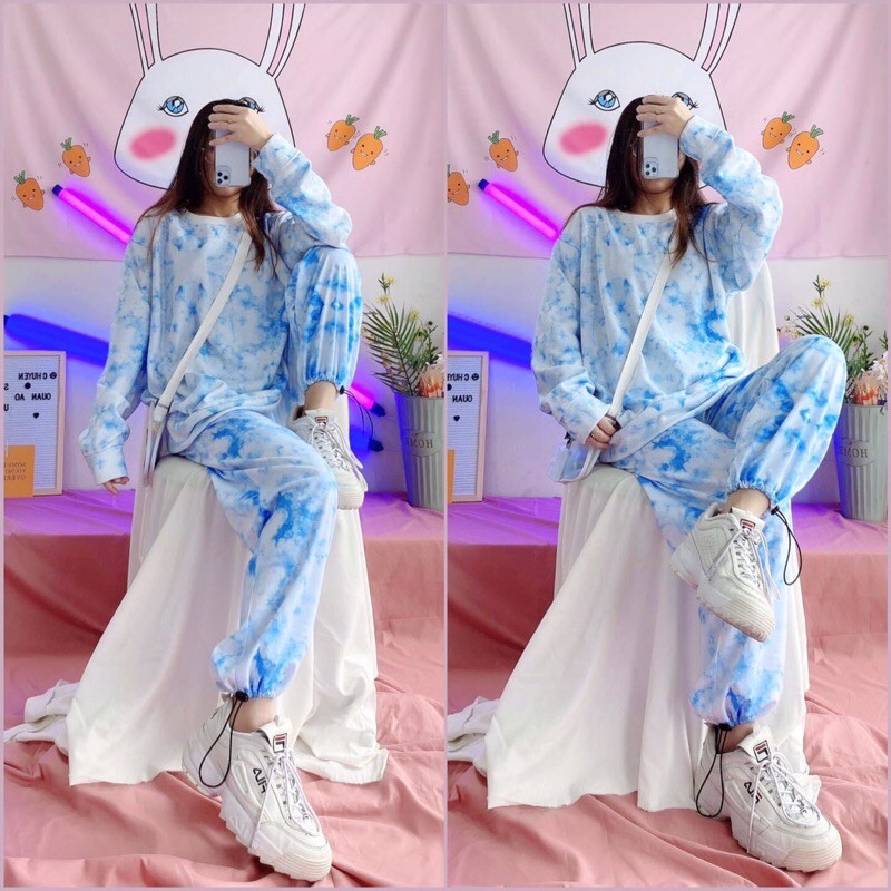 Set LongPants Loang 3D_Sweater Loang 3D Ảnh Thật 100%