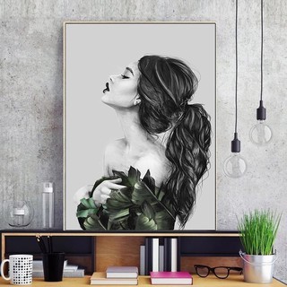 Tranh Canvas Cô Gái Nghệ Thuật - Treo Tường Chất Lượng Cao. Mã SP093