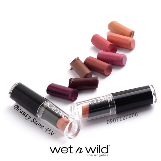 Son Lì Wet n Wild Mềm Mịn Lâu Trôi [Authentic Only]