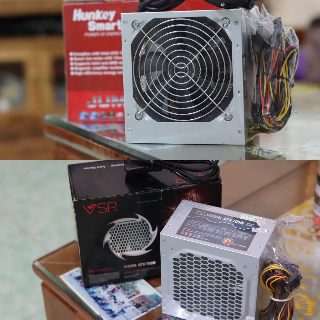 Nguồn máy tính công suất thực HunKey 350W cho PC hàng chính hãng bảo hành 12 tháng