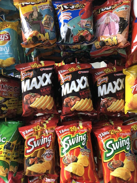 Set 10 bịch bánh Snack orion loại nhỏ