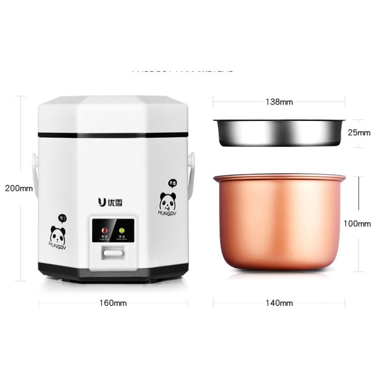 Nồi cơm điện mini cao cấp 1.2L UXUE B12 | BigBuy360 - bigbuy360.vn