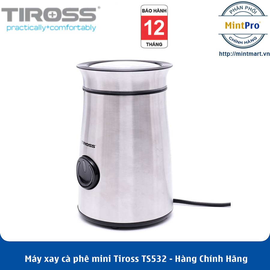 Máy xay cà phê mini Tiross TS532 - Hàng Chính Hãng