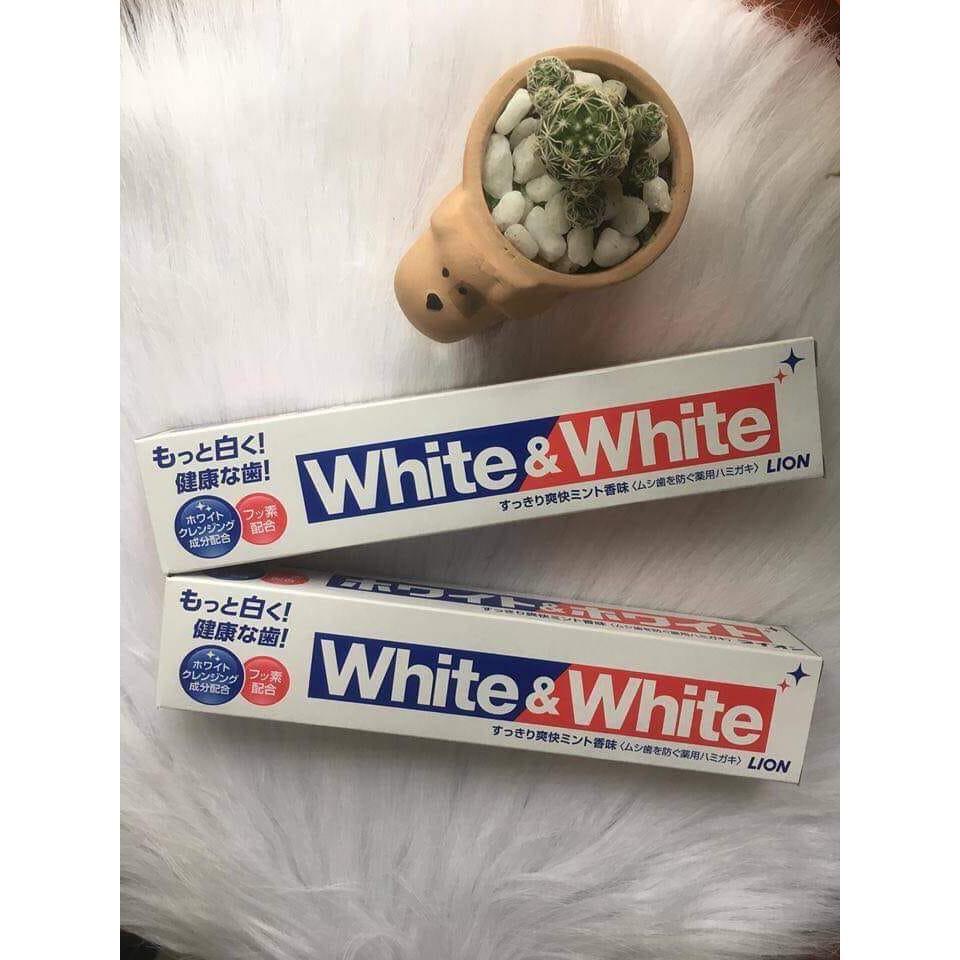 Kem đánh răng White & White giúp răng chắc khỏe