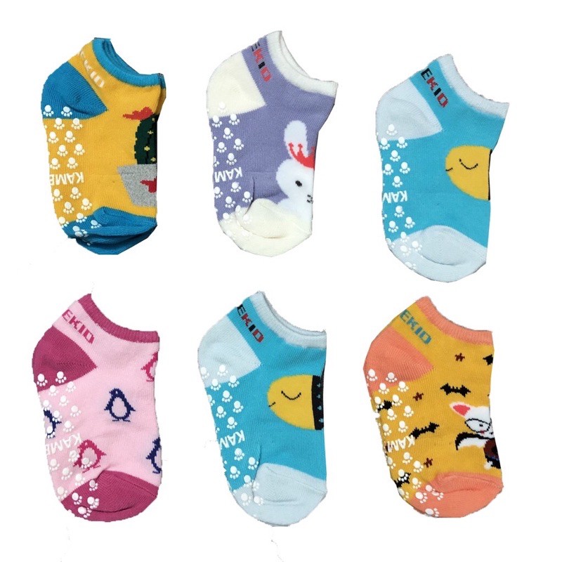 Set 3 Tất, vớ chống trượt Kamekid hàng chất lượng cho bé