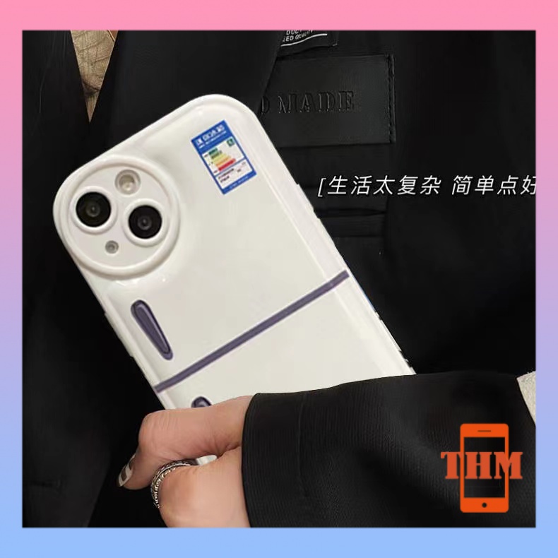 Ốp điện thoại hình tủ lạnh thích hợp cho Iphone 6/S6/6splus/7/7plus/8/8plus/xs/11/12/13/14/Pro/Max/Plus/promax - 5017