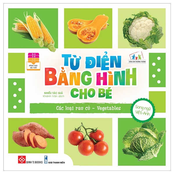 Sách Từ Điển Bằng Hình Cho Bé - Các Loại Rau Củ - Vegetables