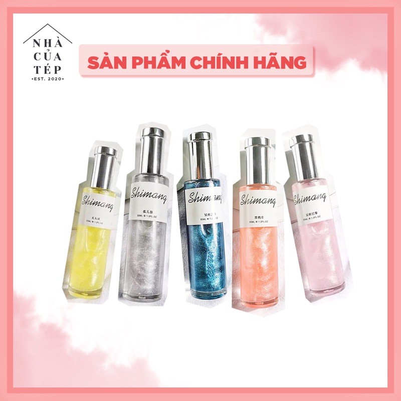 Nước hoa ánh nhũ Shimang nội địa Trung 30ml (đủ mùi)