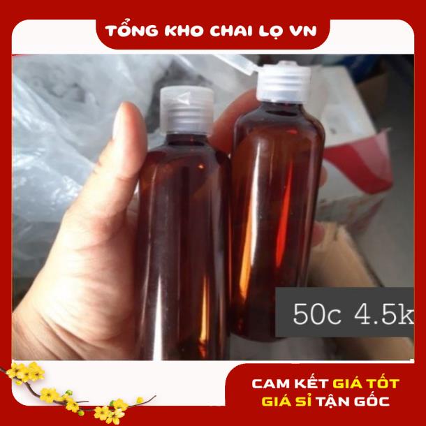 Chai Chiết Mĩ Phẩm ❤ SIÊU RẺ ❤ Chai nắp bật nâu 50ml,100ml , chai lo my pham , chai lọ mỹ phẩm , phụ kiện du lịch