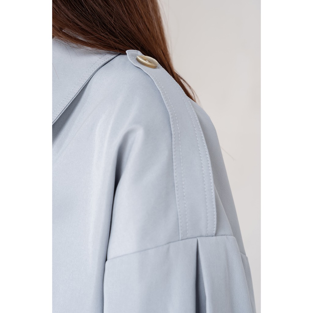 [Mã FAMALLT5 giảm 15% đơn 150k] Áo măng tô Yody nữ vai chờm cổ đức dựng MTN3020 | BigBuy360 - bigbuy360.vn