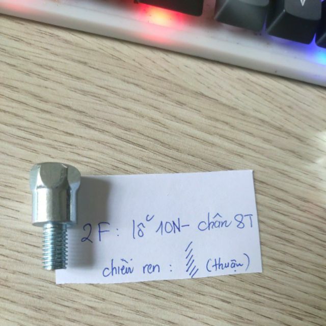 1 Chiếc_Ốc Nối Chân Gương Cho Các Dòng Xe Máy Sh , Wave và 1 Số Xe Máy!