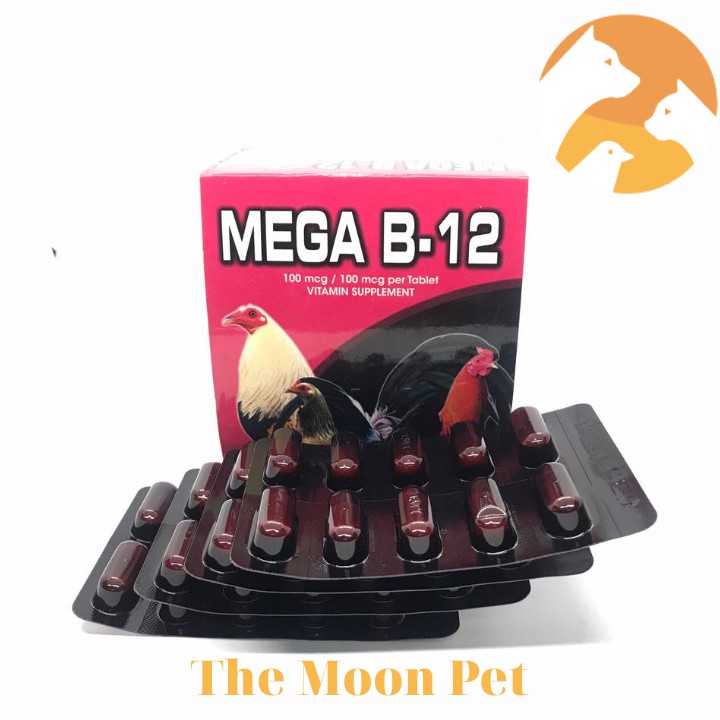 Mega B12 [1 vĩ x 10 viên] Sản phẩm nuôi gà đá