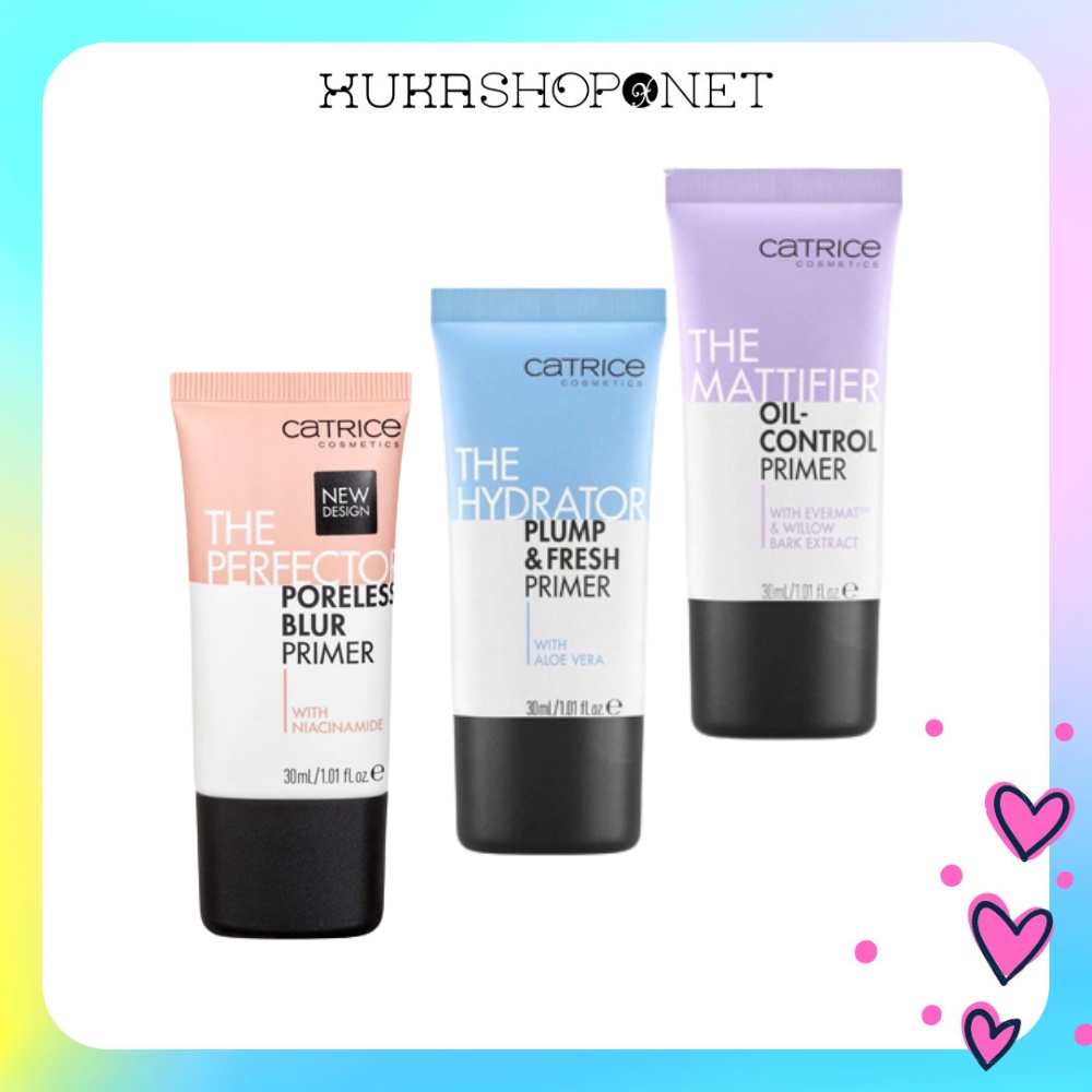 Kem Lót Trang Điểm Catrice Primer Kiềm Dầu, Che Lỗ Chân Lông 30Ml