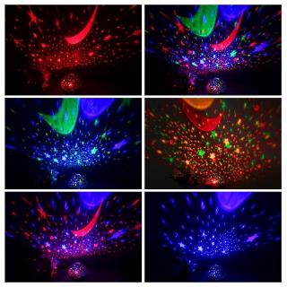 Đèn LED xoay chiếu sao độc đáo