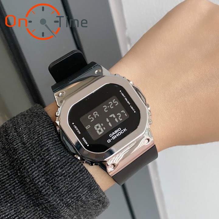 Đồng hồ đeo tay Nam nữ Casio GM-S5600 vỏ thép OneTime (full 5 màu lựa chọn)