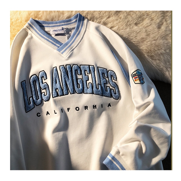 Áo Sweater Mỏng Cổ Chữ V Thêu Họa Tiết Xinh Xắn Cho Nữ | BigBuy360 - bigbuy360.vn