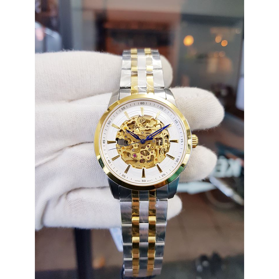 Đồng Hồ Nam Olym Pianus Skeleton OP990-15AMSK-T Chính Hãng