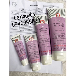 tẩy da chết body first aid beauty