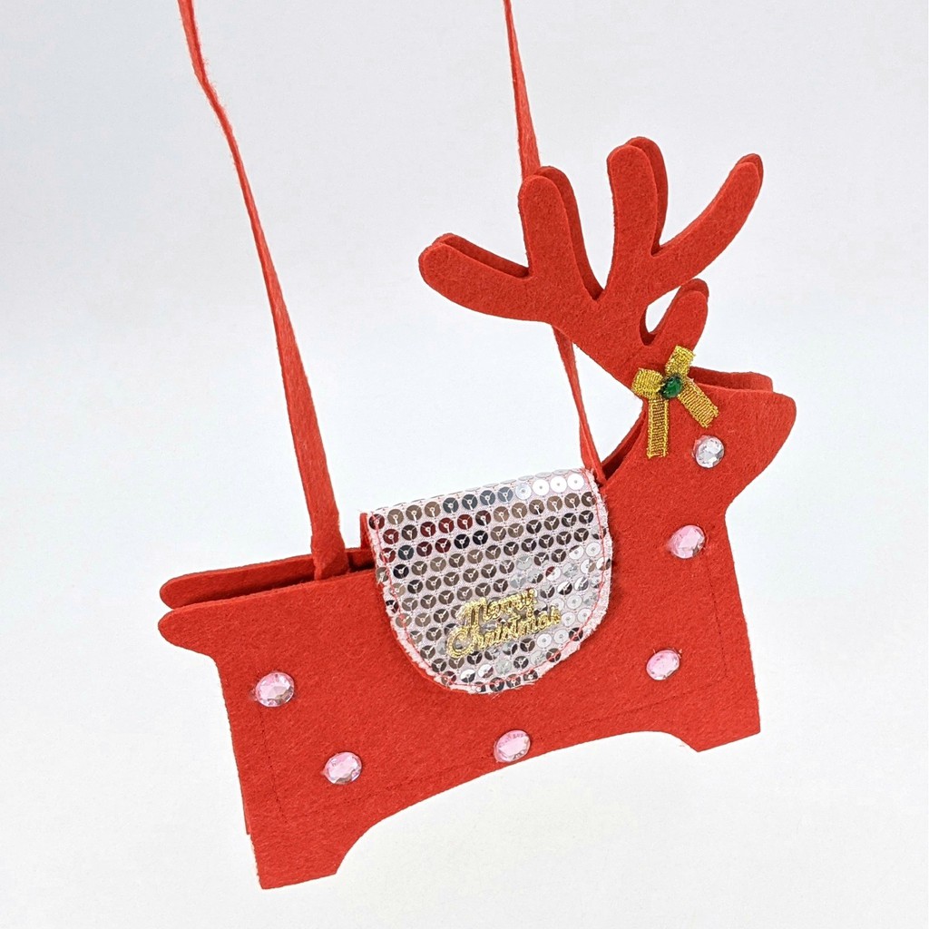 Túi xách tuần lộc giáng sinh - Phụ kiện túi xách hóa trang Noel