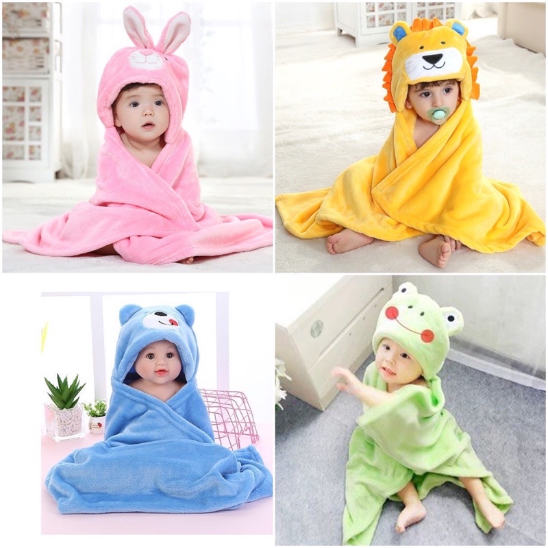 Chăn ủ bông hình thú dày dặn cho bé mùa đông