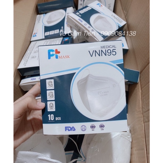 [COMBO 5 HỘP] KHẨU TRANG VN.N95 ĐẠT CHUẨN FDA CHÍNH HÃNG