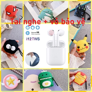 INPODS Vỏ Bảo Vệ Hộp Đựng tai nghe không dây Tws I12 Bằng Silicon
