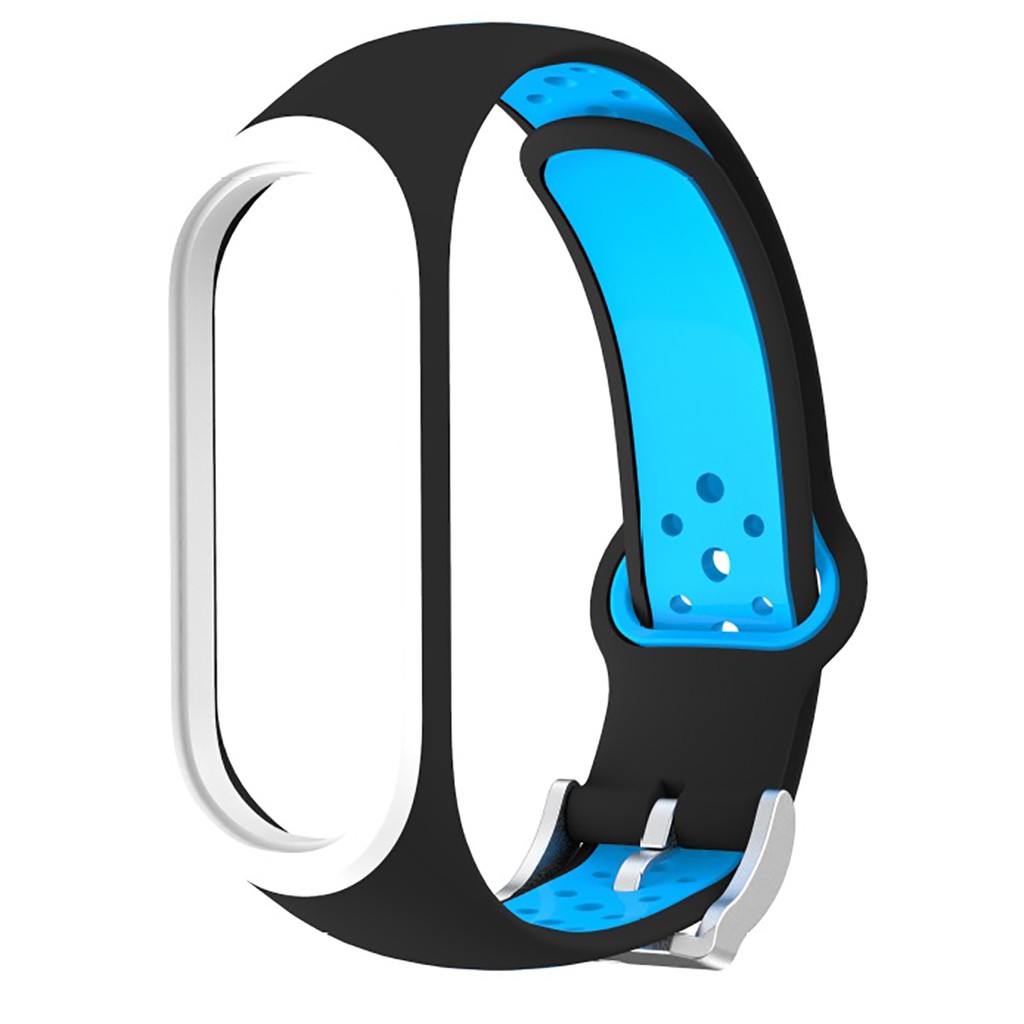 Dây Đeo Thay Thế Cho Xiaomi Mi Band 3 / Mi Band 4 Khóa Gài Thời Trang