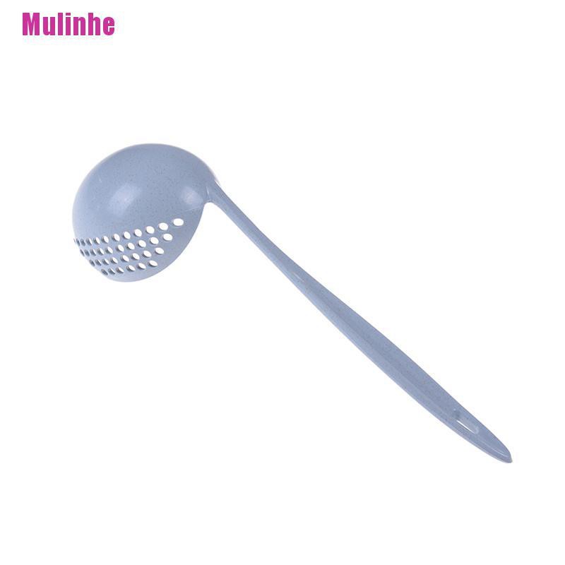Muỗng Múc Canh 2 Trong 1 Tay Cầm Dài Kèm Lưới Lọc Tiện Dụng