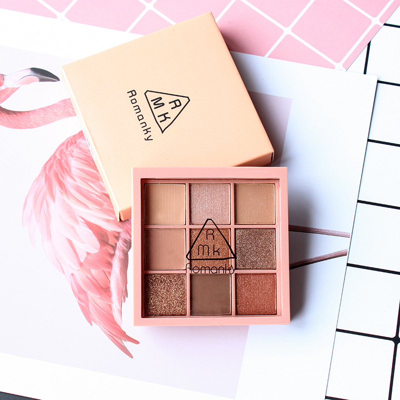 Bảng phấn mắt 4 màu ánh kim chống thấm nước