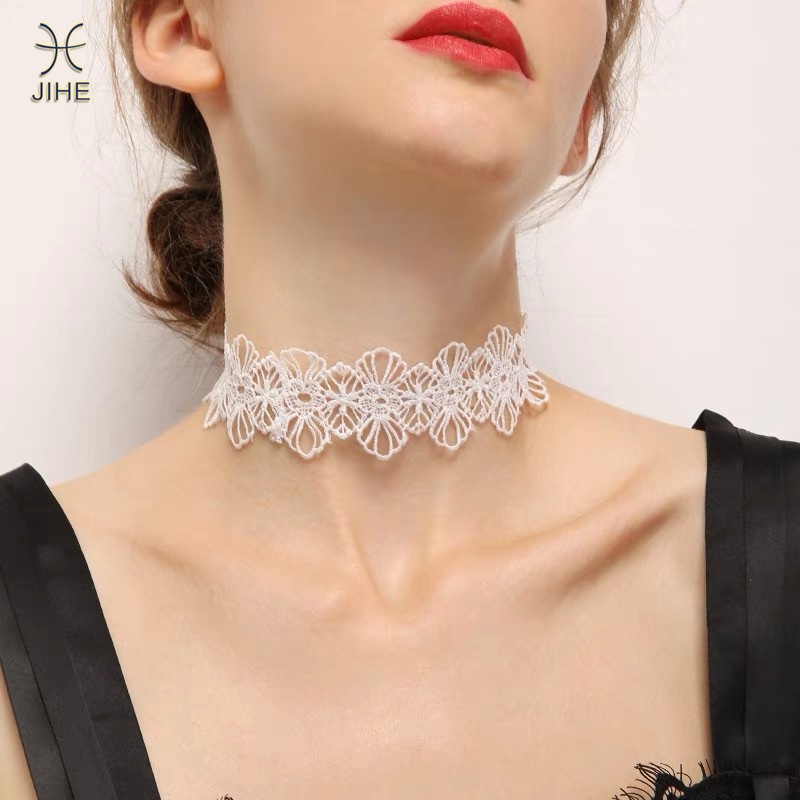【JIHE】choker Phụ kiện ren hoa thời trang phong cách Nhật Hàn