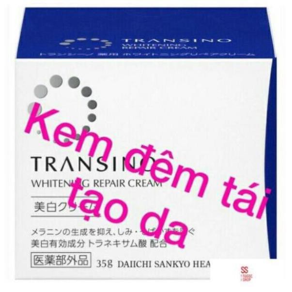 Kem dưỡng da ban đêm Transino Nhật Bản - bộ transino kem ngày, tinh chất, uống 240v | BigBuy360 - bigbuy360.vn