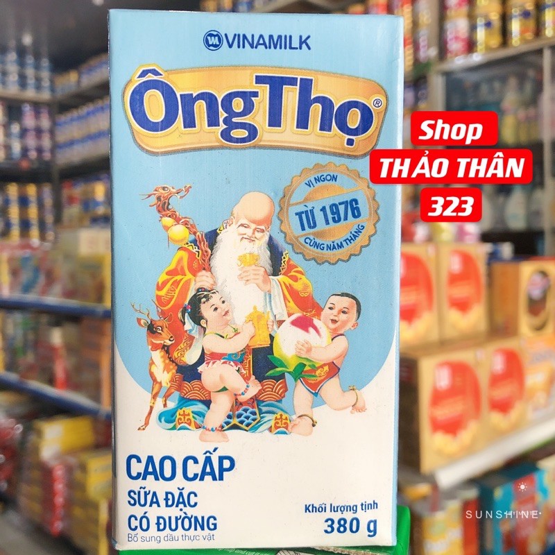 Sữa Đặc Ông Thọ Cao Cấp Có Đường -Hộp Giấy 380 gram