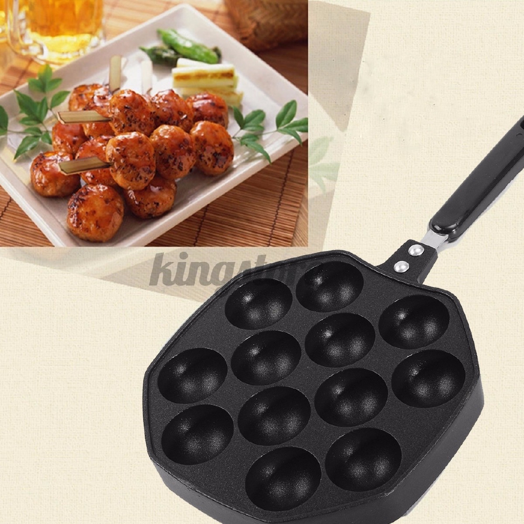 Khuôn Làm Bánh Bạch Tuộc 12 Lỗ Tiện Lợi