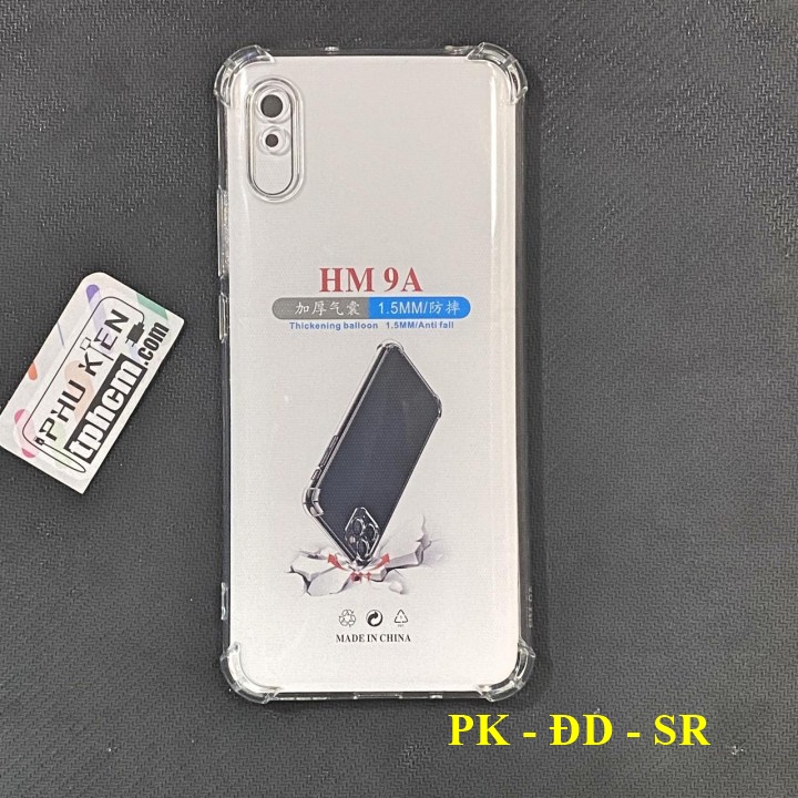Ốp Lưng Xiaomi Redmi 9A Chống Sốc Trong Suốt Siêu Rẻ