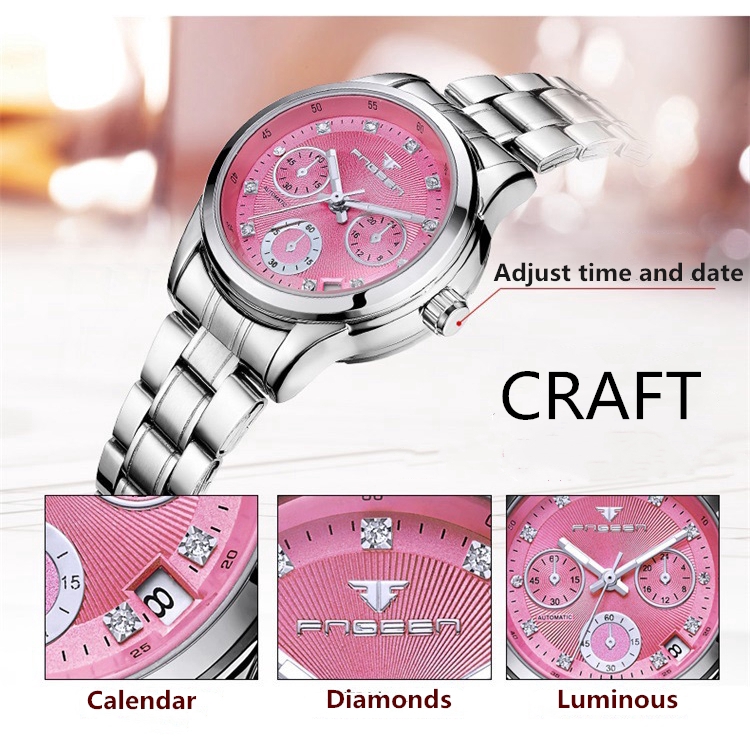 Đồng Hồ Cơ Tự Động FNGEEN 3802 Sang Trọng