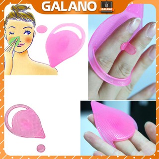 Bộ 2 miếng rửa mặt, mũi và trị mụn đầu đen silicon Facial Cleansing Pad Nhật Bản