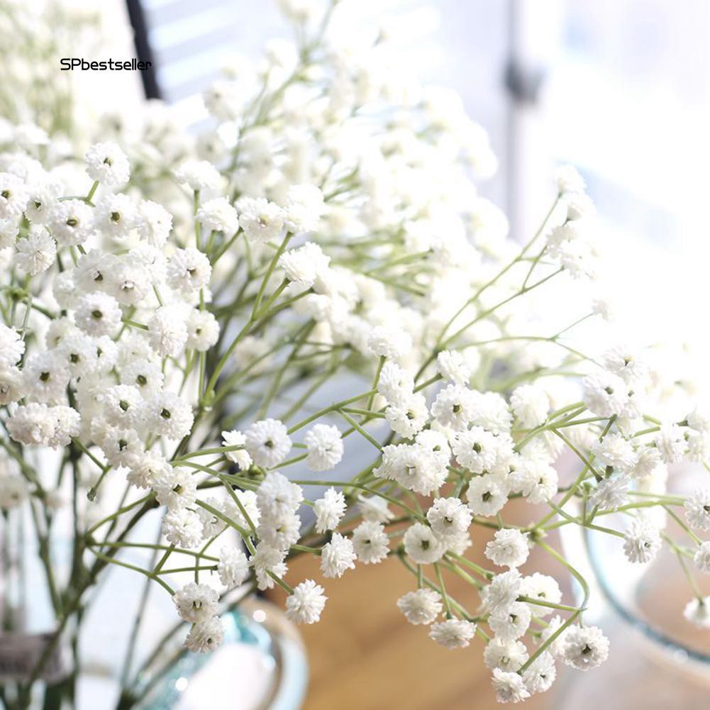 Bó hoa cẩm chướng giả bằng nhựa nhiều màu để trang trí