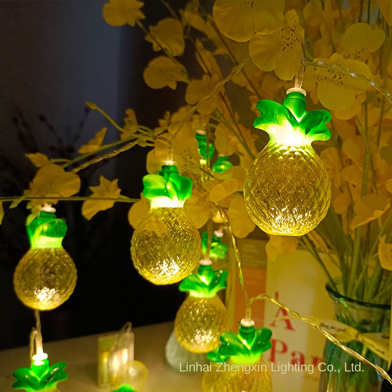 Dây Đèn Led Hình Quả Dứa Độc Đáo Dùng Trang Trí Phòng Ngủ