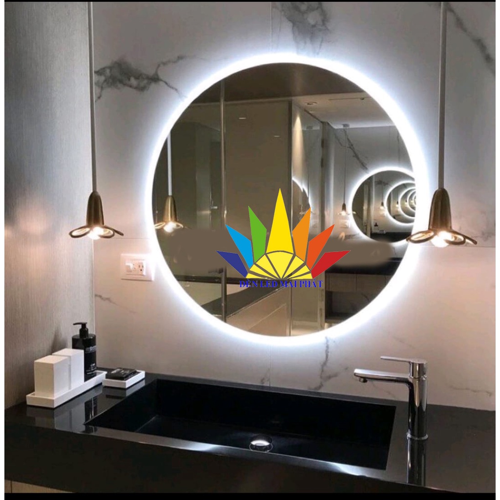 dây đèn led LED viền gương trang điểm trang trí, trang trí nhà đẹp (loại siêu sáng )