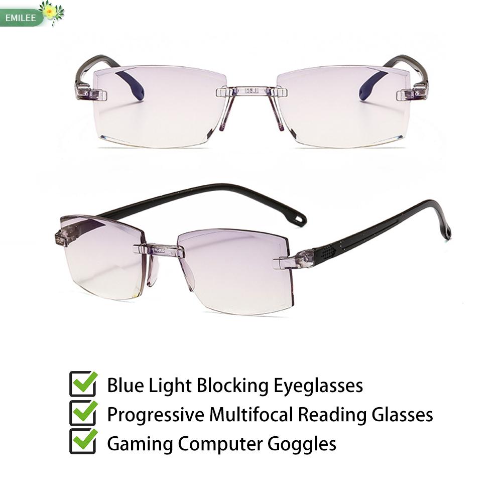 (Hàng Mới Về) Kính Đọc Sách Không Vành Siêu Nhẹ Thời Trang Nhiều Màu Tùy Chọn Cho Nam Và Nữ | BigBuy360 - bigbuy360.vn