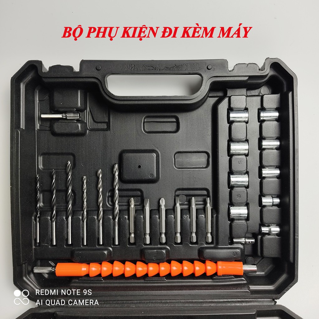 Máy Khoan Pin Bosch 36V  Lõi Đồng Tặng Bộ Phụ Kiện 24 Ch Tiết Đi Kèm