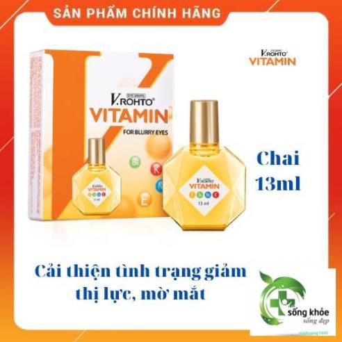 V.ROHTO VITAMIN- bổ sung vitamin cho mắt khoẻ mạnh, cải thiện tình trạng giảm thị lực, mờ mắt