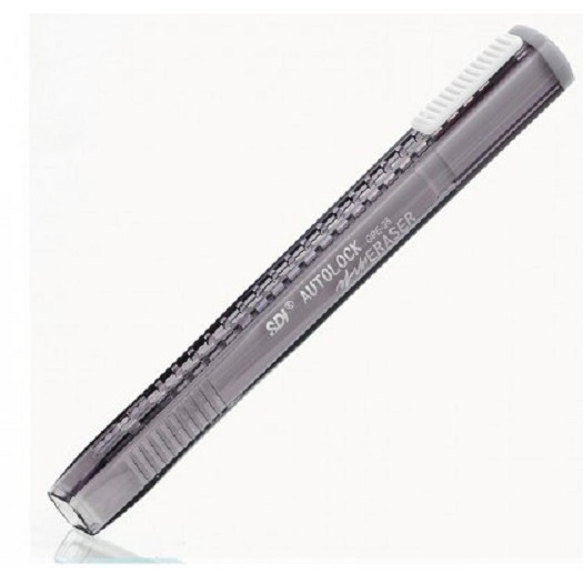 [Giá sỉ] Combo 2 bút gôm tẩy chì Autolock Eraser thay ruột tiện lợi, khóa tự động SDI GPE-25R - GPE-25