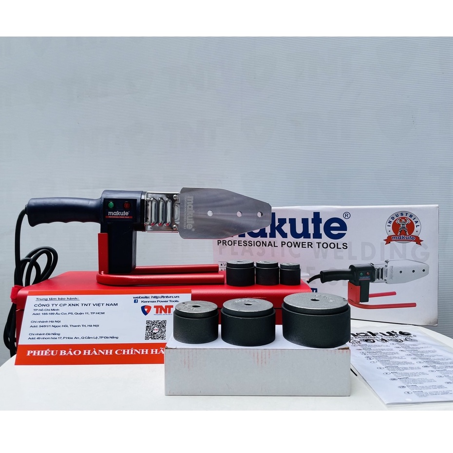 Máy hàn ống nhiệt PPR cao cấp Makute- Công suất 1000W bảo hành lên đến 6 tháng
