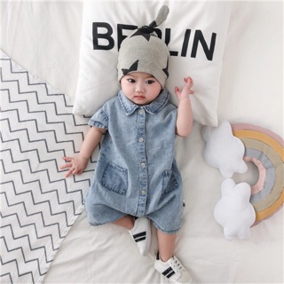 Bodysuit mùa hè bé trai bé gái BabyCity