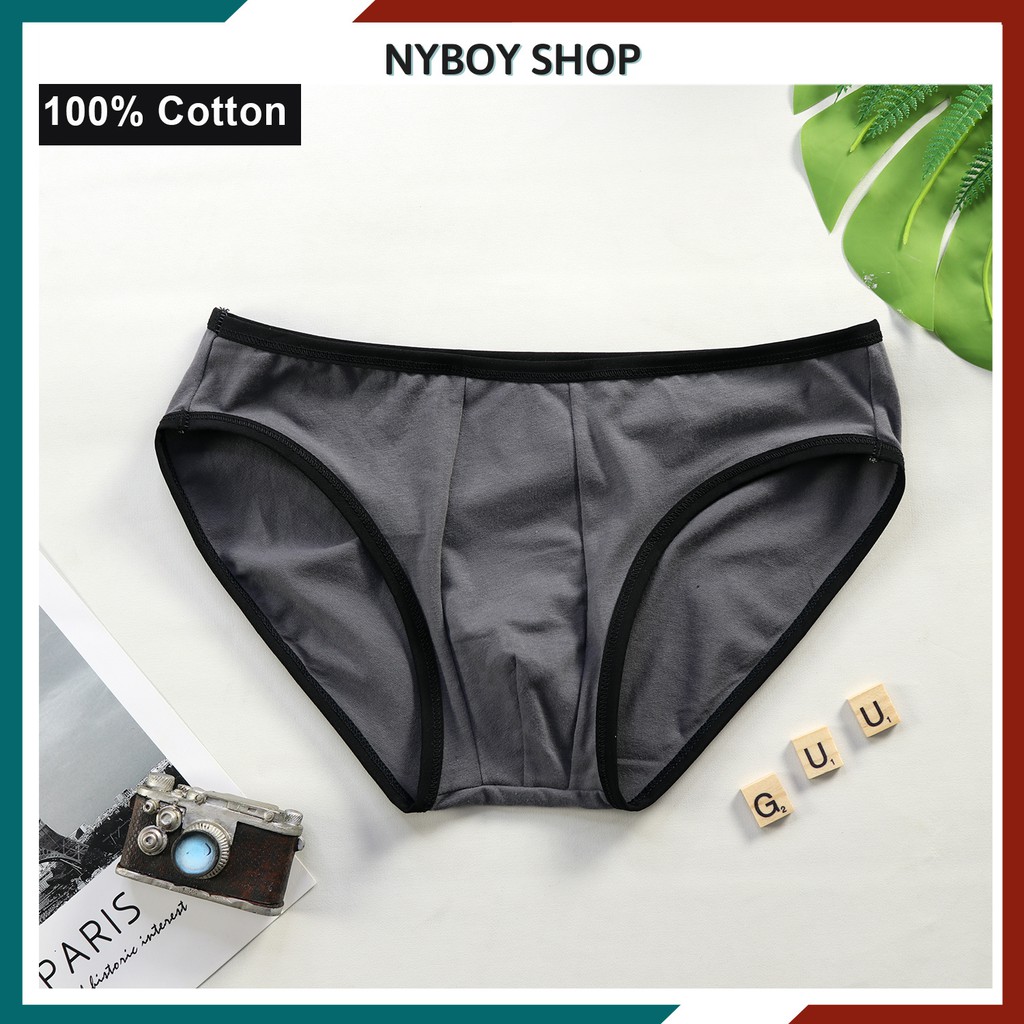 Quần lót/ sịp nam kiểu tam giác 100% cotton , Co giãn tốt - nyboys